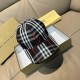 Burberry Check Cotton Baseball Cap Black Burberry Check Cotton Baseball Cap Black