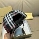 Burberry Check Cotton Baseball Cap Black Burberry Check Cotton Baseball Cap Black
