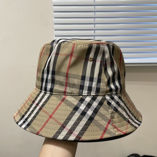 Burberry Check Cotton Bucket Hat Burberry Check Cotton Bucket Hat