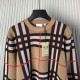 Burberry Check Wool Blend Sweater Burberry Check Wool Blend Sweater