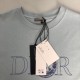 Dior and Hylton Nel T-Shirt Relaxed Fit Blue Cotton Jersey Dior and Hylton Nel T-Shirt Relaxed Fit Blue Cotton Jersey