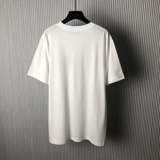 Dior and Hylton Nel T-Shirt Relaxed Fit White Cotton Jersey Dior and Hylton Nel T-Shirt Relaxed Fit White Cotton Jersey