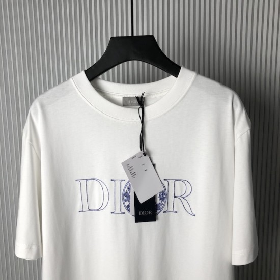 Dior and Hylton Nel T-Shirt Relaxed Fit White Cotton Jersey Dior and Hylton Nel T-Shirt Relaxed Fit White Cotton Jersey