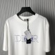 Dior and Hylton Nel T-Shirt Relaxed Fit White Cotton Jersey Dior and Hylton Nel T-Shirt Relaxed Fit White Cotton Jersey