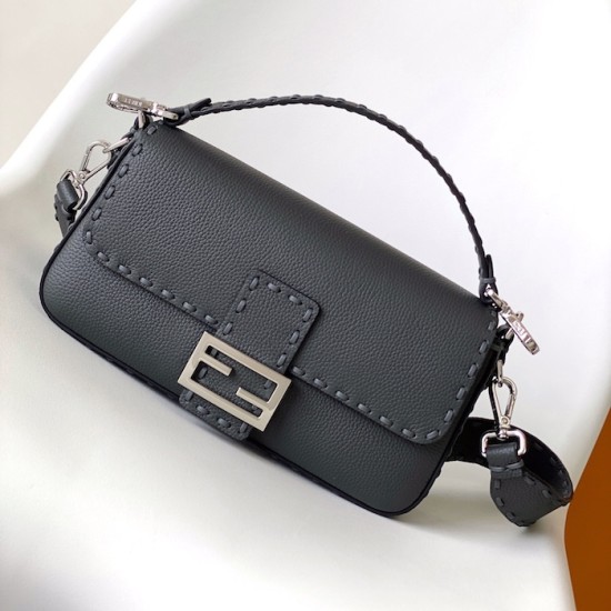 Fendi Baguette Black Selleria Bag Fendi Baguette Black Selleria Bag