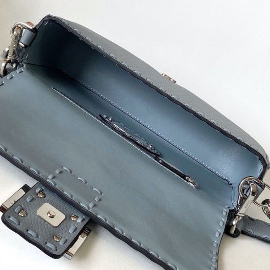 Fendi Baguette Light Blue Selleria Bag Fendi Baguette Light Blue Selleria Bag