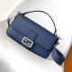 Fendi Baguette Navy Blue Selleria Bag Fendi Baguette Navy Blue Selleria Bag