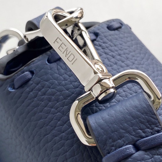 Fendi Baguette Navy Blue Selleria Bag Fendi Baguette Navy Blue Selleria Bag