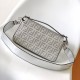 Fendi Baguette Suede bag with FF in iridescent crystals and studs Fendi Baguette Suede bag with FF in iridescent crystals and studs