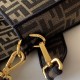 Fendi Baguette Brown FF jacquard fabric bag Fendi Baguette Brown FF jacquard fabric bag