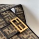 Fendi Baguette Brown FF jacquard fabric bag Fendi Baguette Brown FF jacquard fabric bag