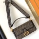 Fendi Baguette Brown FF jacquard fabric bag Fendi Baguette Brown FF jacquard fabric bag