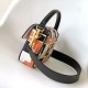 Fendi Baguette Multicolor canvas bag with FF embroidery Orange Fendi Baguette Multicolor canvas bag with FF embroidery Orange
