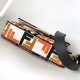 Fendi Baguette Multicolor canvas bag with FF embroidery Orange Fendi Baguette Multicolor canvas bag with FF embroidery Orange