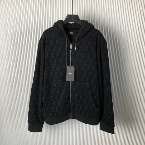Fendi Black FF terry sweatshirt Fendi Black FF terry sweatshirt