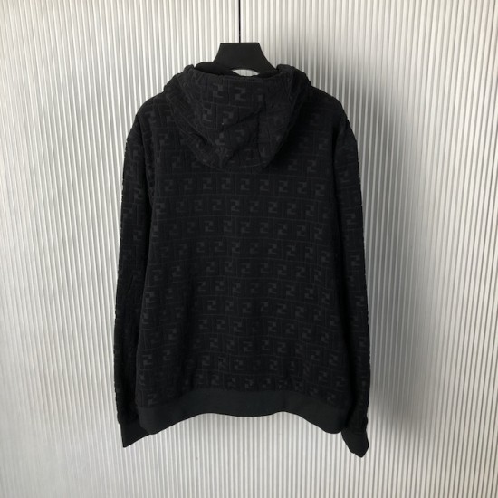 Fendi Black FF terry sweatshirt Fendi Black FF terry sweatshirt