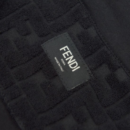 Fendi Black FF terry sweatshirt Fendi Black FF terry sweatshirt