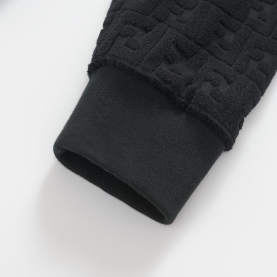 Fendi Black FF terry sweatshirt Fendi Black FF terry sweatshirt