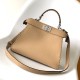Fendi Peekaboo ISeeU Small Beige Selleria Bag Fendi Peekaboo ISeeU Small Beige Selleria Bag