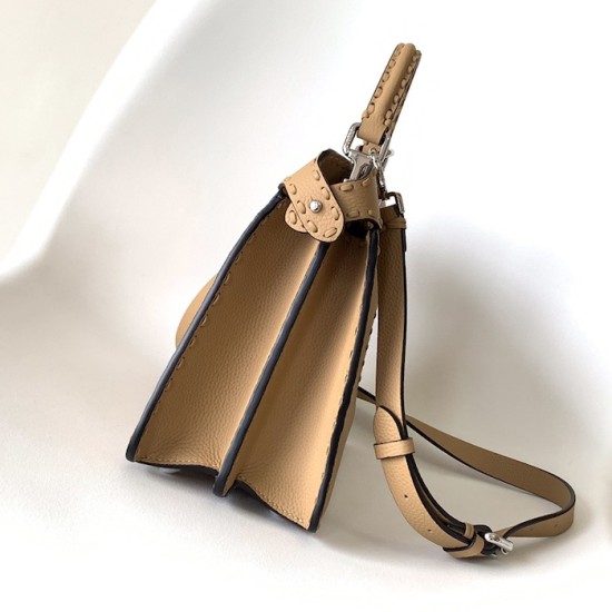 Fendi Peekaboo ISeeU Small Beige Selleria Bag Fendi Peekaboo ISeeU Small Beige Selleria Bag