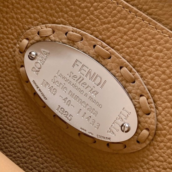 Fendi Peekaboo ISeeU Small Beige Selleria Bag Fendi Peekaboo ISeeU Small Beige Selleria Bag