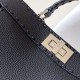 Fendi Peekaboo ISeeU Small Black Selleria Bag Fendi Peekaboo ISeeU Small Black Selleria Bag