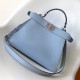 Fendi Peekaboo ISeeU Small Blue Selleria Bag Fendi Peekaboo ISeeU Small Blue Selleria Bag