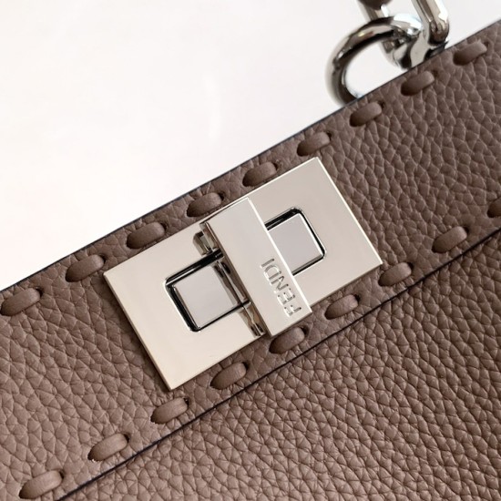 Fendi Peekaboo ISeeU Small Brown Selleria Bag Fendi Peekaboo ISeeU Small Brown Selleria Bag
