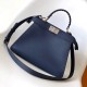 Fendi Peekaboo ISeeU Small Navy Selleria Bag Fendi Peekaboo ISeeU Small Navy Selleria Bag
