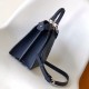 Fendi Peekaboo ISeeU Small Navy Selleria Bag Fendi Peekaboo ISeeU Small Navy Selleria Bag