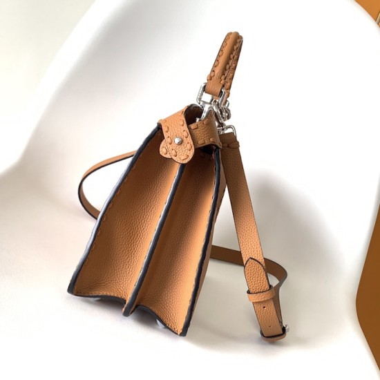 Fendi Peekaboo ISeeU Small Tan Selleria Bag Fendi Peekaboo ISeeU Small Tan Selleria Bag