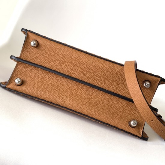 Fendi Peekaboo ISeeU Small Tan Selleria Bag Fendi Peekaboo ISeeU Small Tan Selleria Bag