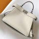 Fendi Peekaboo ISeeU Small White Selleria Bag Fendi Peekaboo ISeeU Small White Selleria Bag