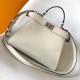 Fendi Peekaboo ISeeU Small White Selleria Bag Fendi Peekaboo ISeeU Small White Selleria Bag