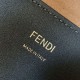 Fendi Sunshine Medium Green Leather and Elaphe Shopper Fendi Sunshine Medium Green Leather and Elaphe Shopper