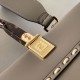 Fendi Sunshine Medium Dark Grey Leather and Elaphe Shopper Fendi Sunshine Medium Dark Grey Leather and Elaphe Shopper