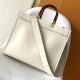 Fendi Sunshine Medium White Leather and Elaphe Shopper Fendi Sunshine Medium White Leather and Elaphe Shopper