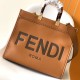 Fendi Sunshine Medium Brown Leather Shopper Fendi Sunshine Medium Brown Leather Shopper