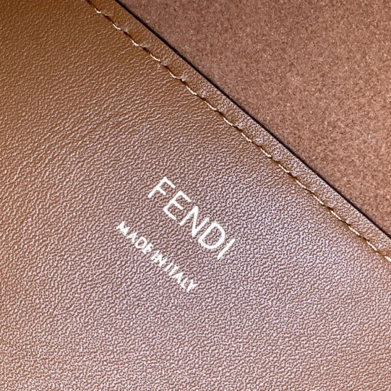 Fendi Sunshine Medium Brown Leather Shopper Fendi Sunshine Medium Brown Leather Shopper