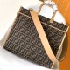 Fendi Sunshine Medium Brown FF jacquard fabric bag Fendi Sunshine Medium Brown FF jacquard fabric bag