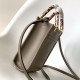 Fendi Mini Sunshine Shopper Dark Grey Leather and Elaphe Fendi Mini Sunshine Shopper Dark Grey Leather and Elaphe