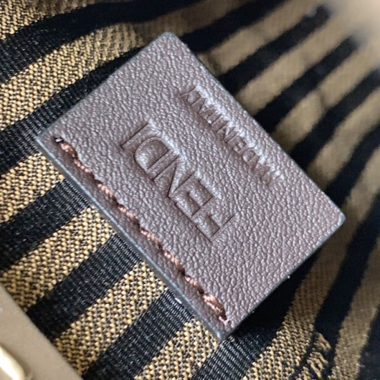 Fendi Mini Sunshine Shopper Dark Grey Leather and Elaphe Fendi Mini Sunshine Shopper Dark Grey Leather and Elaphe