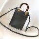 Fendi Mini Sunshine Shopper Green Leather and Elaphe Fendi Mini Sunshine Shopper Green Leather and Elaphe