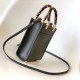 Fendi Mini Sunshine Shopper Green Leather and Elaphe Fendi Mini Sunshine Shopper Green Leather and Elaphe