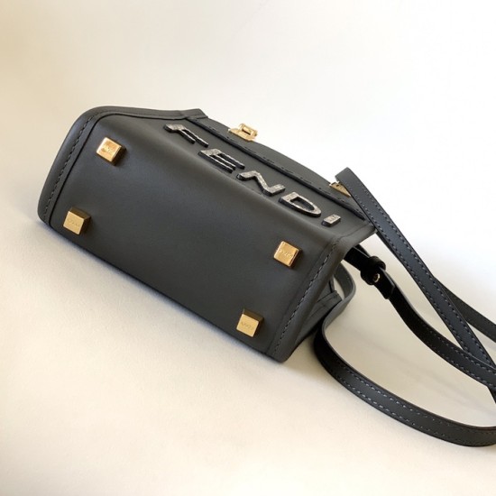 Fendi Mini Sunshine Shopper Green Leather and Elaphe Fendi Mini Sunshine Shopper Green Leather and Elaphe