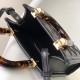 Fendi Mini Sunshine Shopper Black FF Zucca Leather Fendi Mini Sunshine Shopper Black FF Zucca Leather