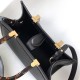 Fendi Sunshine Small Black Leather Shopper Fendi Sunshine Small Black Leather Shopper