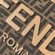 Fendi Sunshine Small Brown FF jacquard fabric bag Fendi Sunshine Small Brown FF jacquard fabric bag