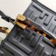 Fendi Sunshine Small Black FF Zucca Leather Shopper Fendi Sunshine Small Black FF Zucca Leather Shopper