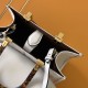 Fendi Sunshine Small White FF Zucca Leather Shopper Fendi Sunshine Small White FF Zucca Leather Shopper